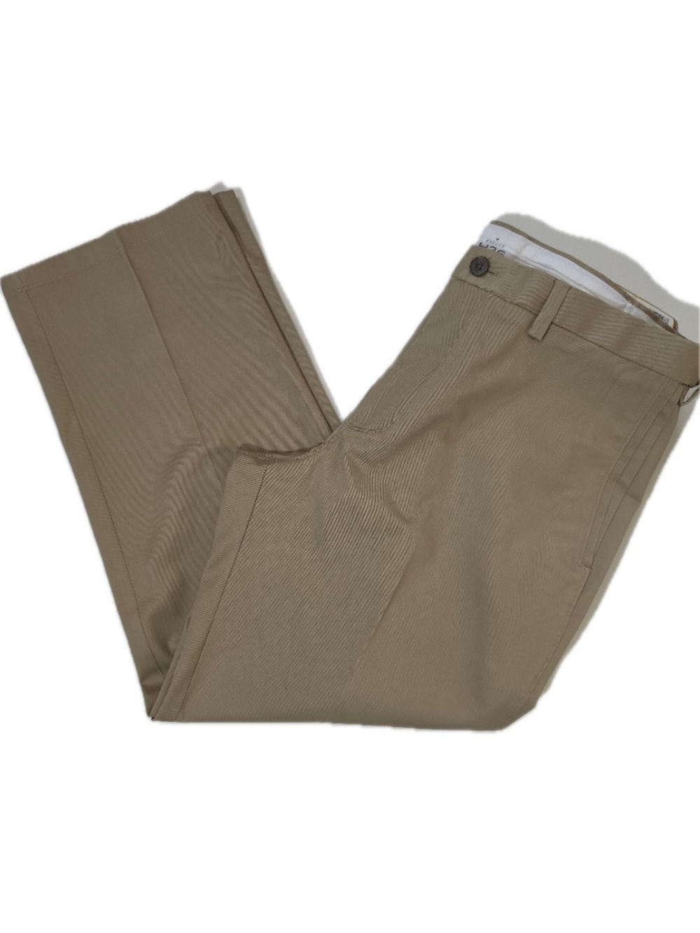 Haggar Pants Mens 38x29 Beige Khaki Classic Fit Stretch Wrinkle Resistant H26